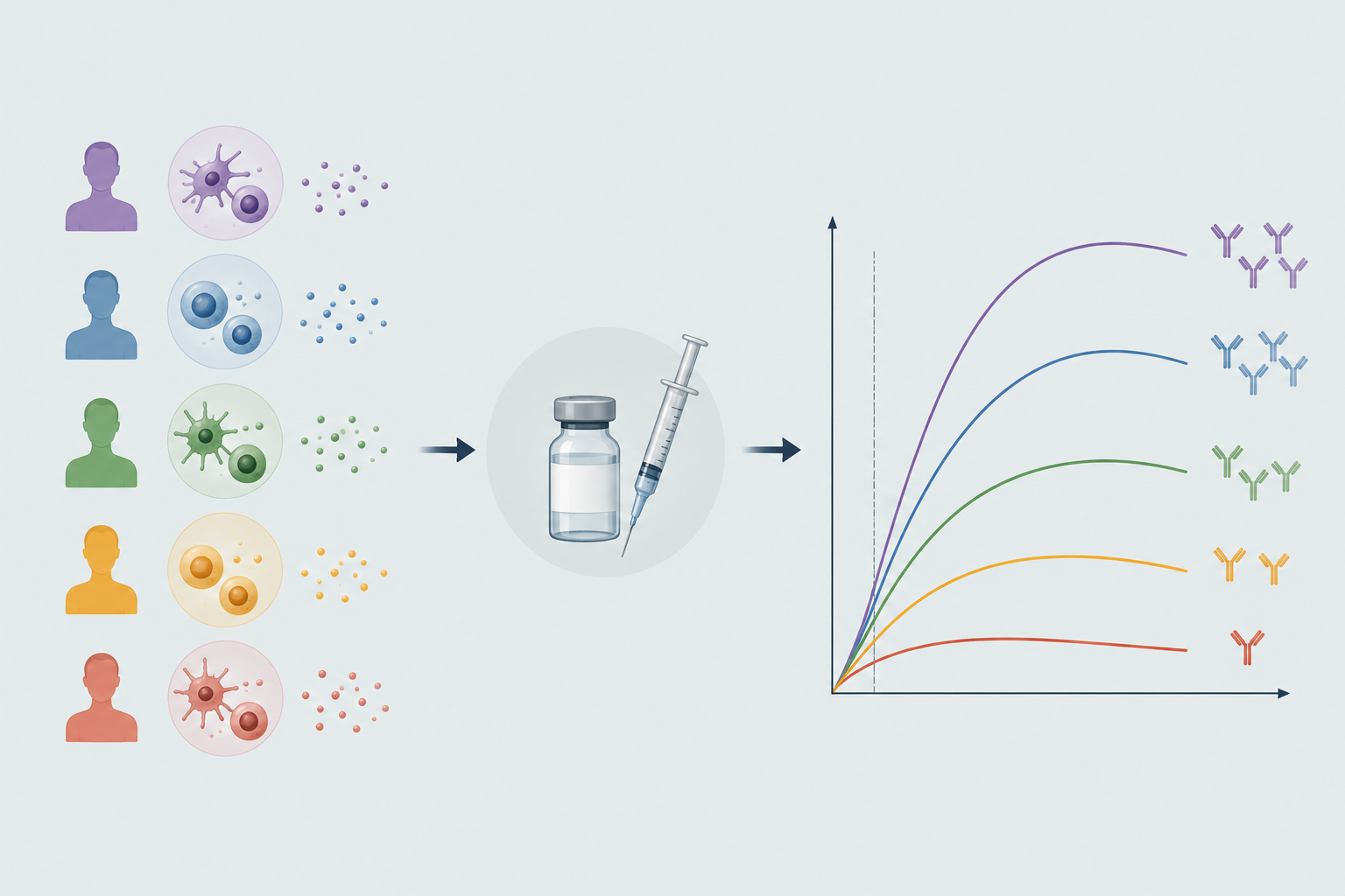 Different baseline innate immune states leading to different vaccine responses